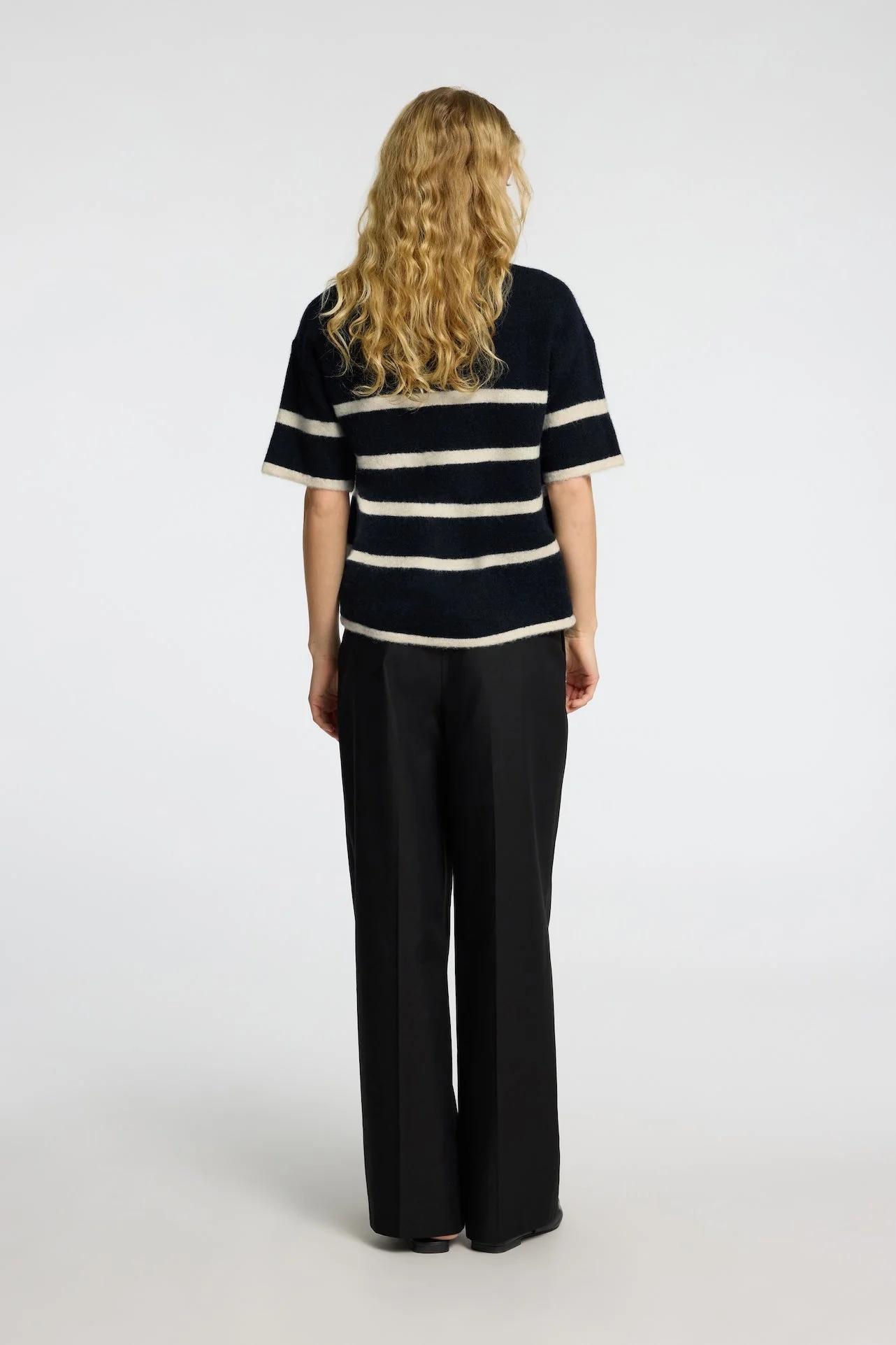 Maline-Liliana 2/4 Knit O-Neck Dark Sapphire Birch - Image 11