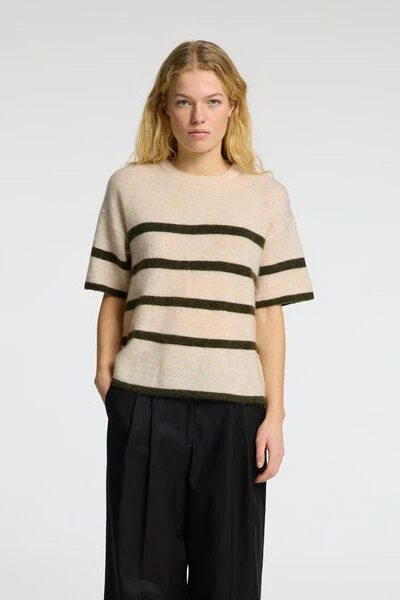 Maline-Liliana 2/4 Knit O-Neck Birch Kalamata - Image 7
