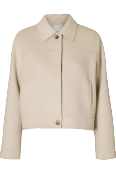 Doreen Short Handmade Jacket Birch - Image 2