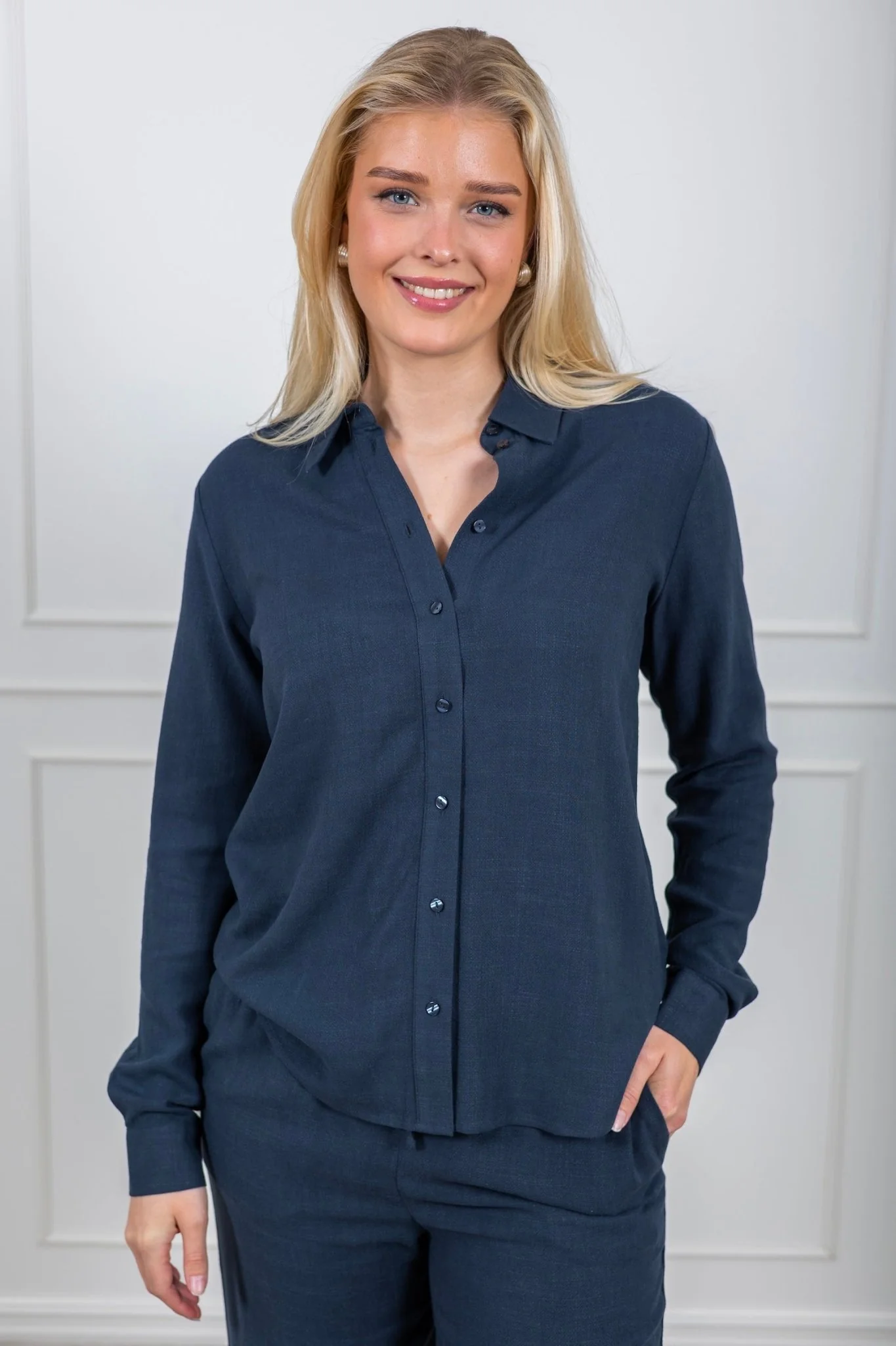 Viva Ls Sun Shirt Dark Sapphire - Image 4