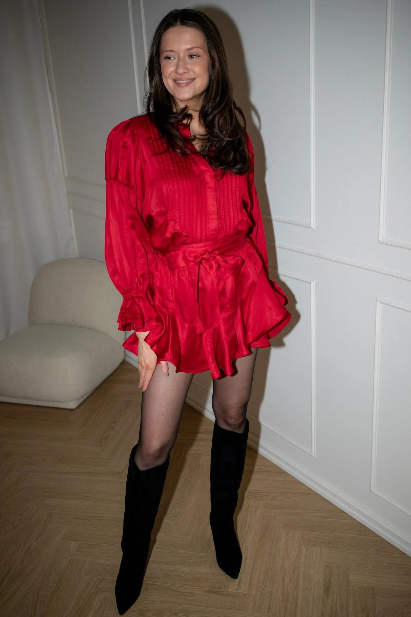 Coco Party Skirt Shorts Red - Image 4