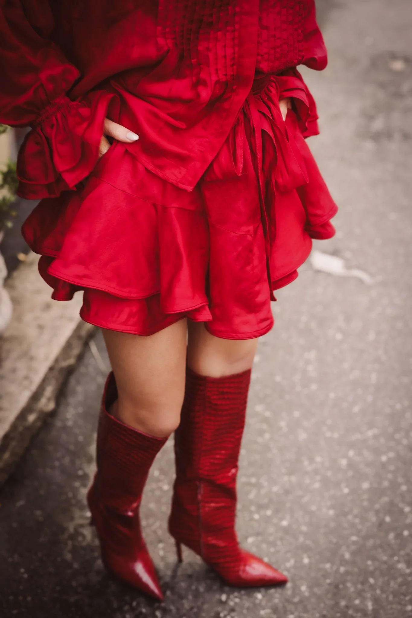 Coco Party Skirt Shorts Red - Image 7