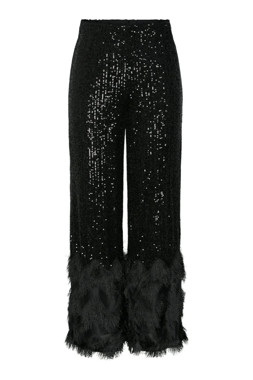 Yasflow Sequin Hw Wide Pants Black - Image 2