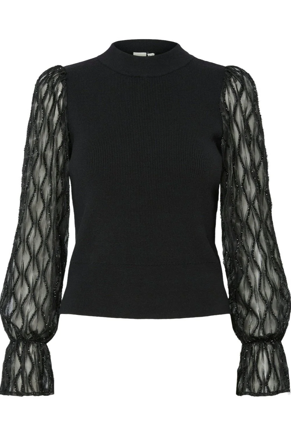 Yasdotera Ls Knit Pullover Black