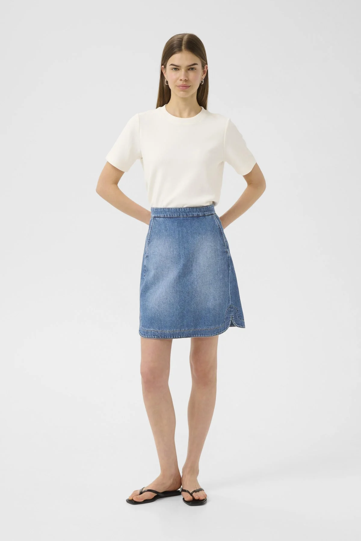 Bilaiw Bacca Skirt Medium Blue - Image 2