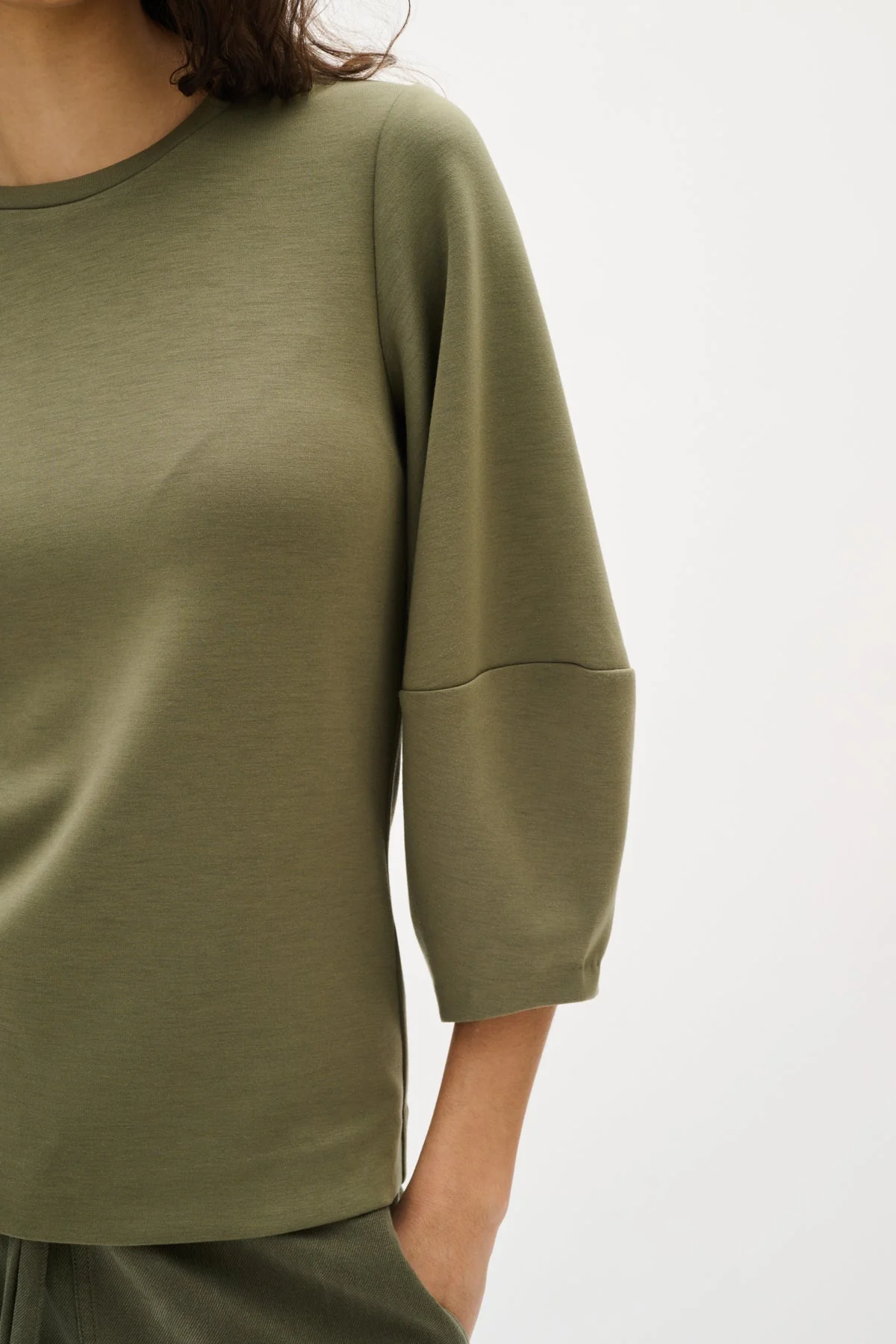 Pariiw Vincent Top Dusty Olive - Image 6