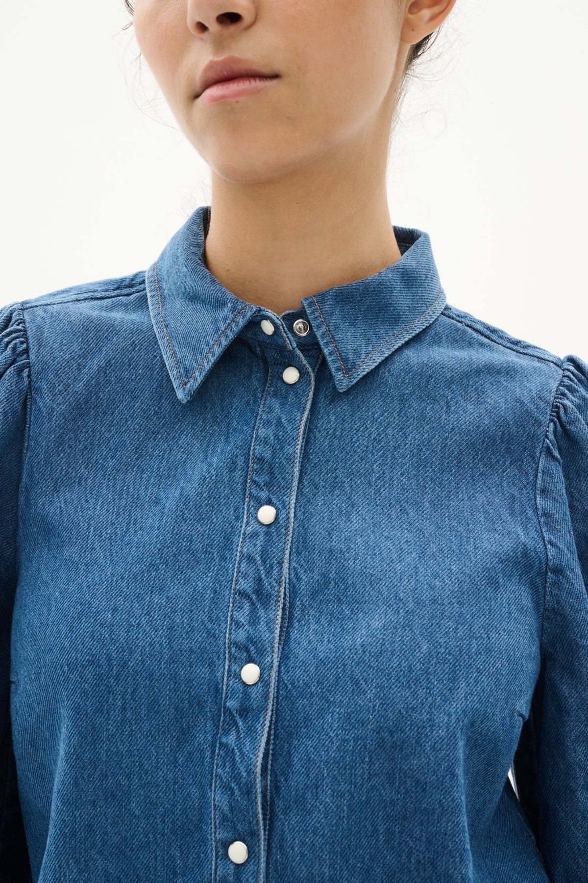 Ballariziw Shirt Blue Denim - Image 11