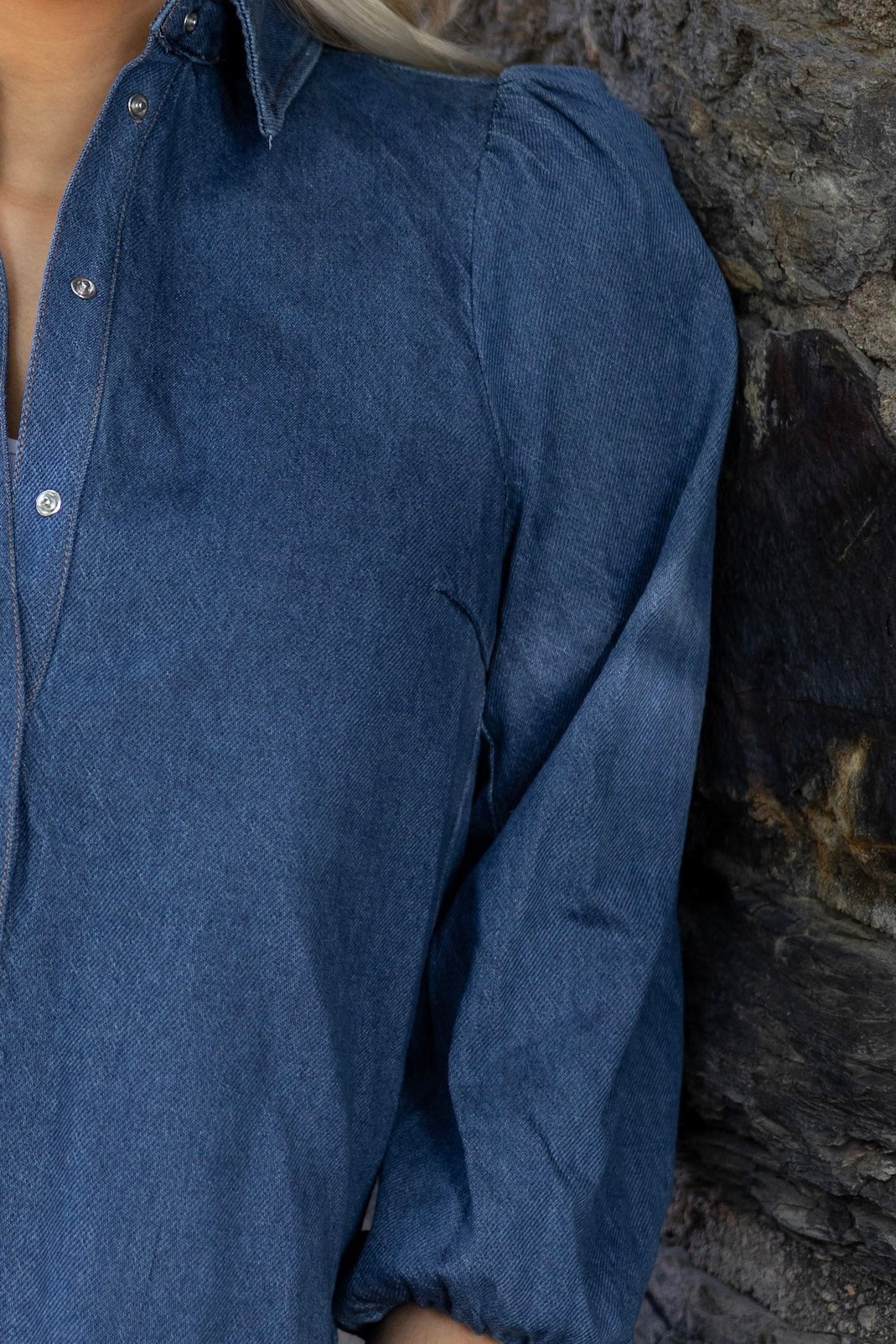 Ballariziw Shirt Blue Denim - Image 5