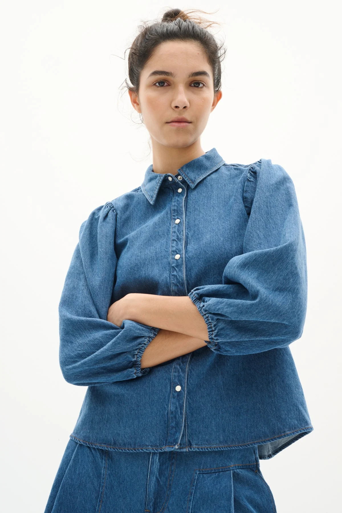 Ballariziw Shirt Blue Denim - Image 6