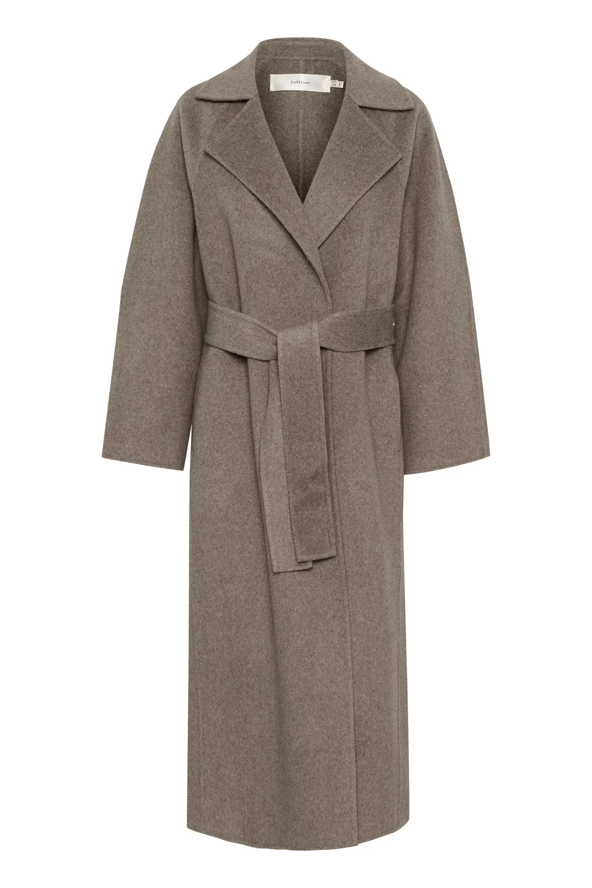 Yillaiw Long Coat Sandy Grey Melange