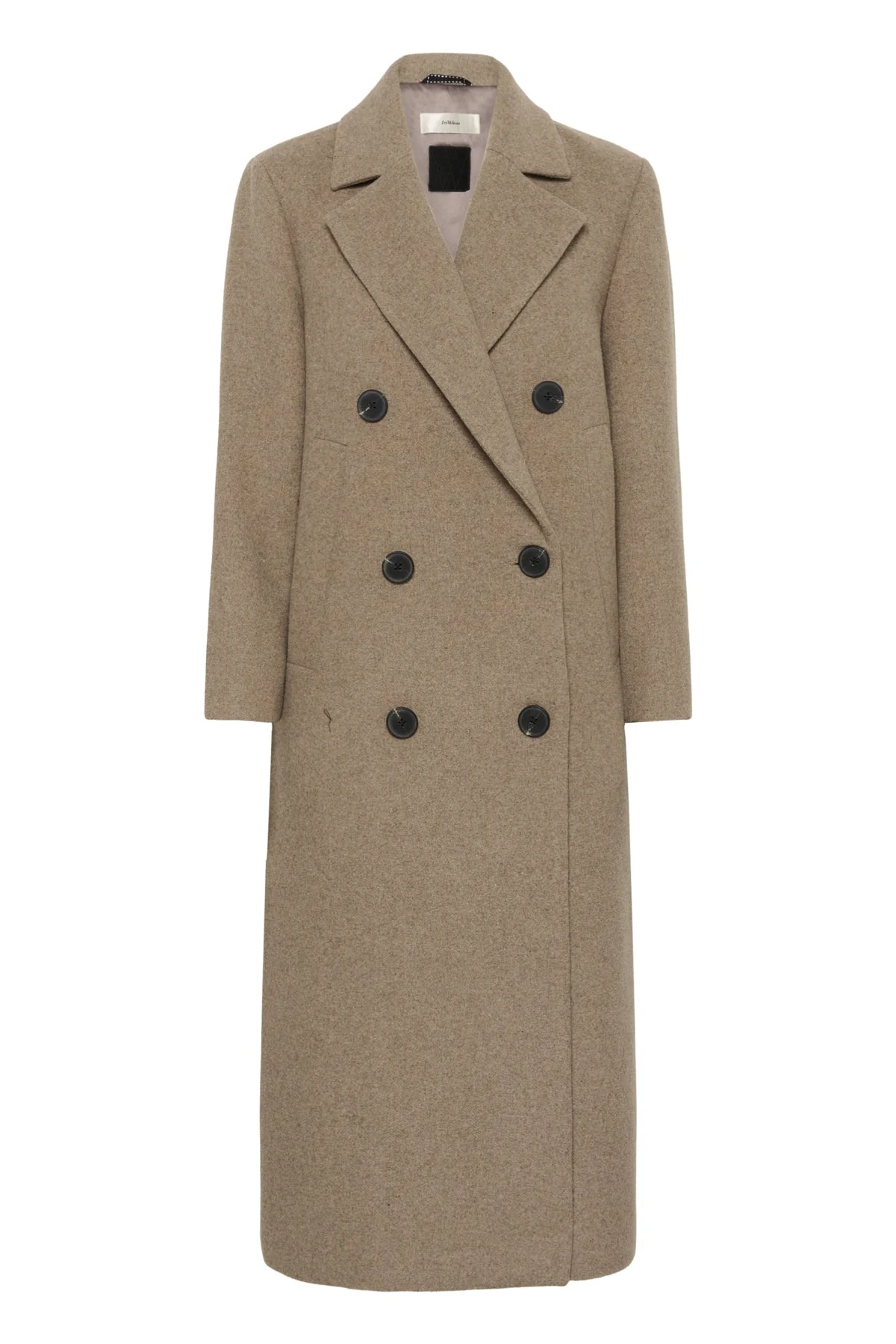 Yunahiw Long Coat Sandy Grey Melange - Image 2
