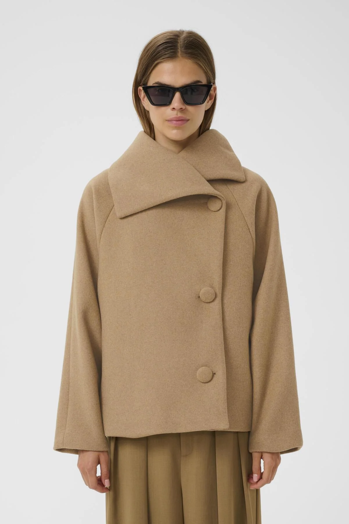 Perryiw Short Coat R Tobacco Brown - Image 8