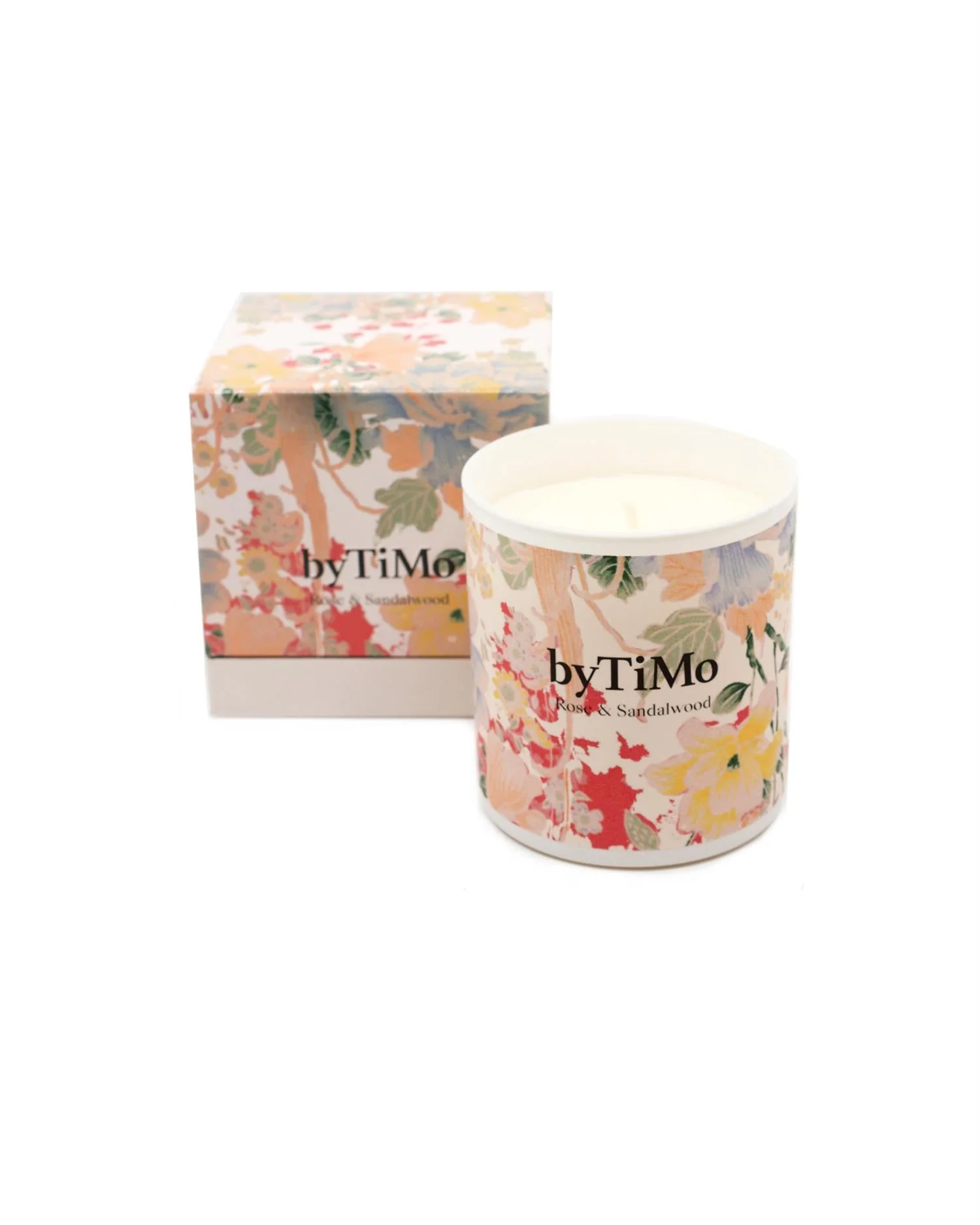 Rose & Sandalwood Scented Candle Rose