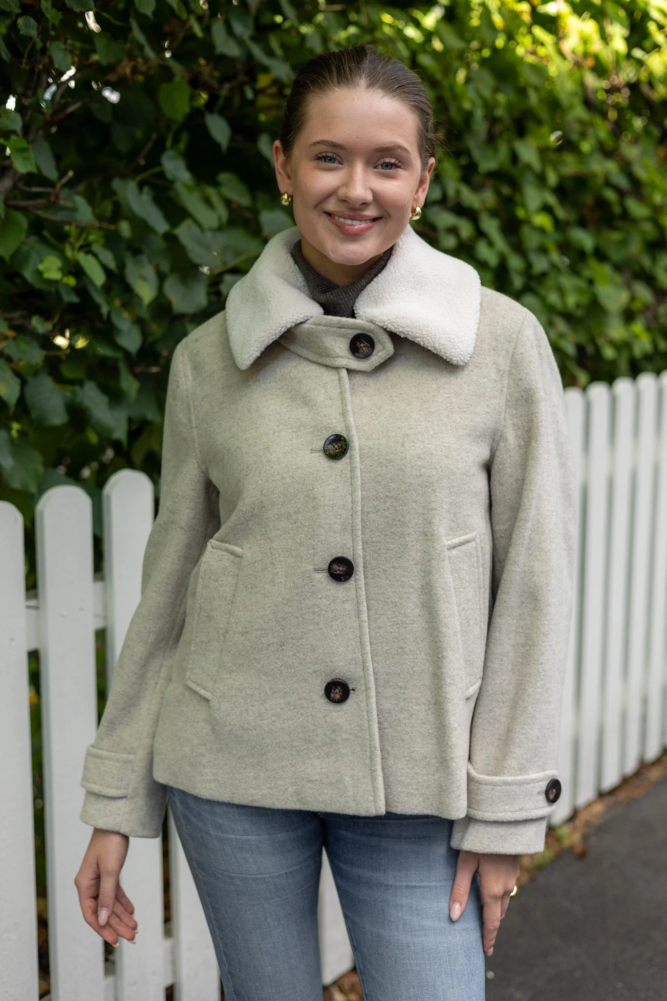 Sylvia Outerwear Pure Cashmere Melange