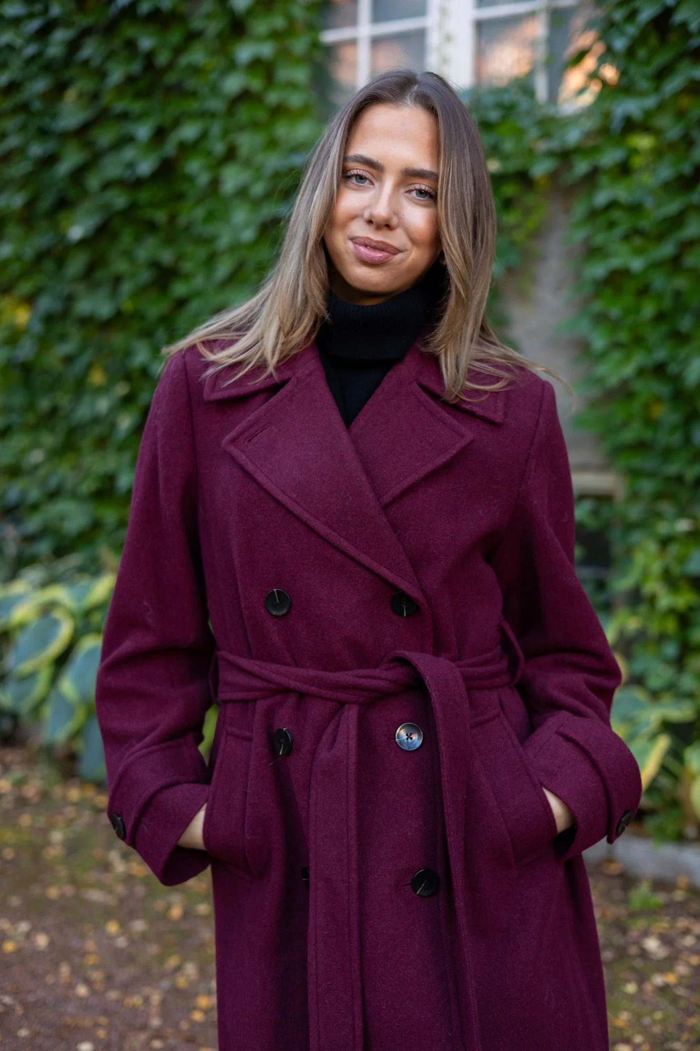 Synnepw Outerwear Tawny Port Melange - Image 4