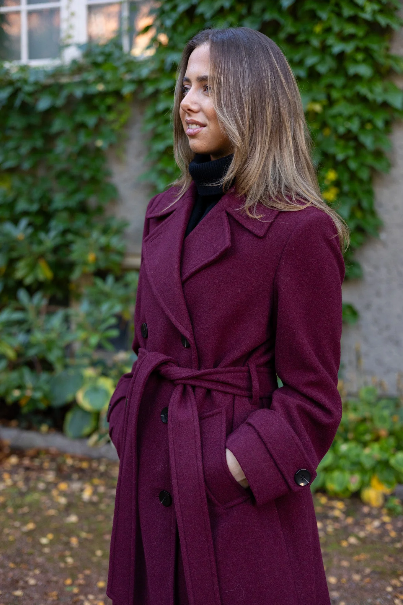 Synnepw Outerwear Tawny Port Melange - Image 5