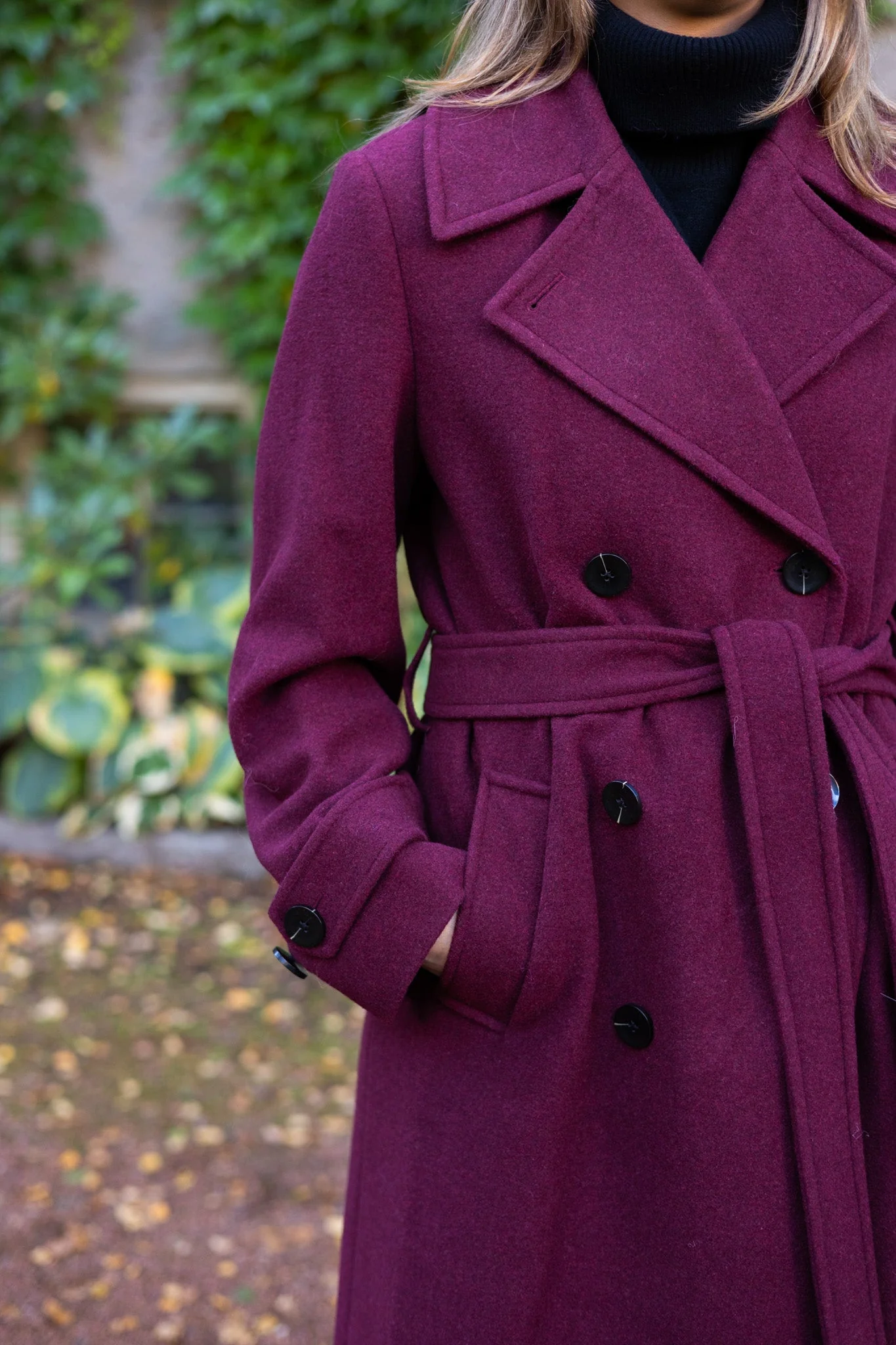 Synnepw Outerwear Tawny Port Melange - Image 6