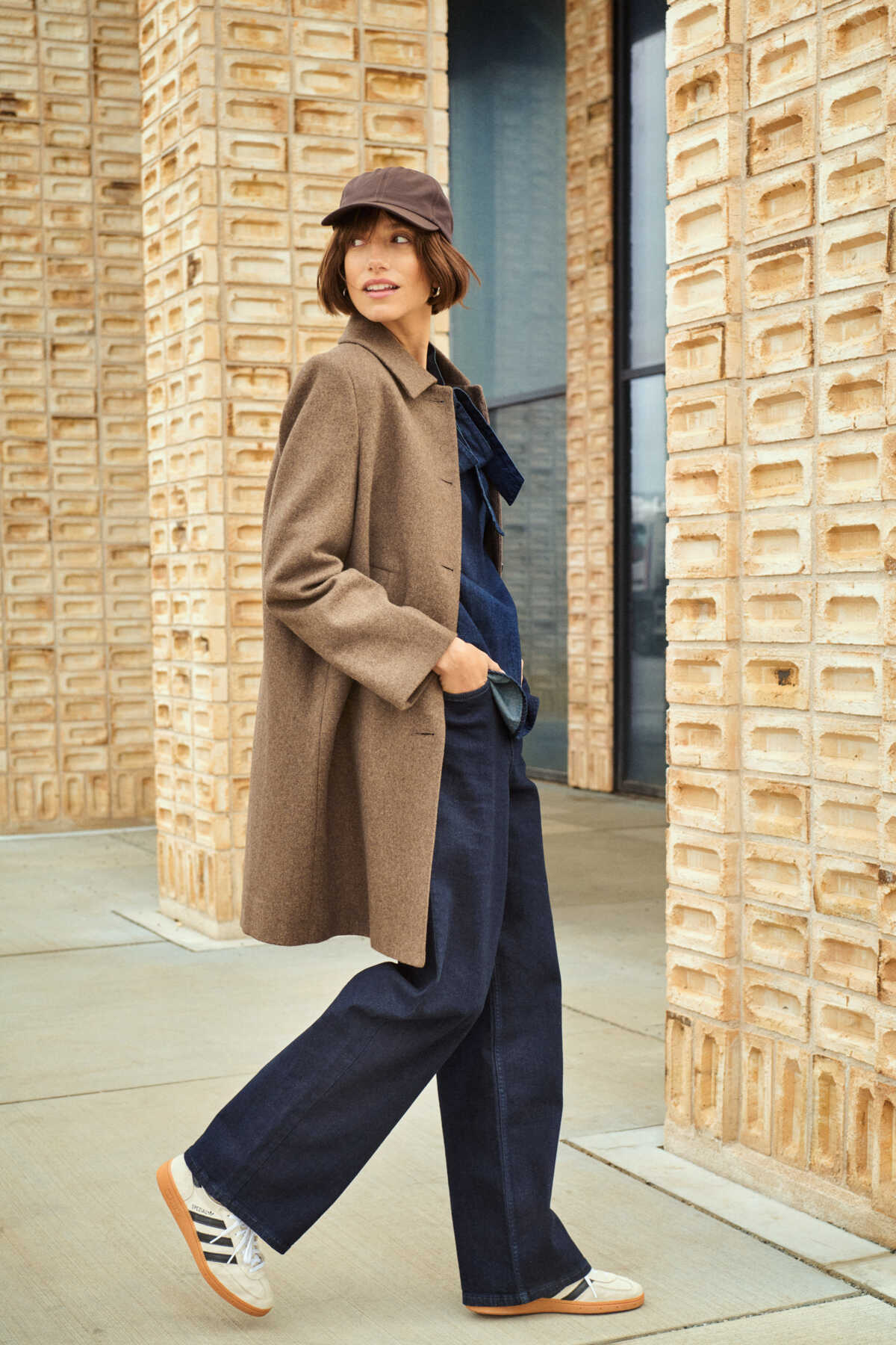 Kamillas Outerwear Dark Walnut Melange
