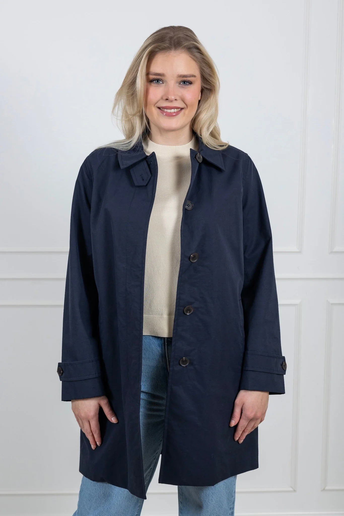 Car Coat Evening Blue - Image 3
