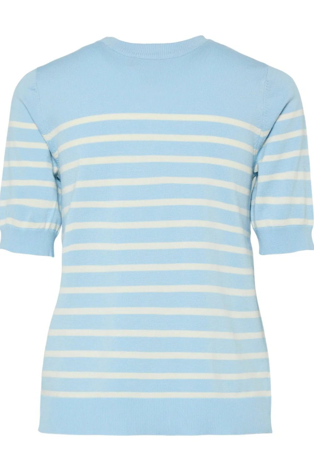 Yaslena Ss Knit Pullover Clear Sky Birch Stripes - Image 12