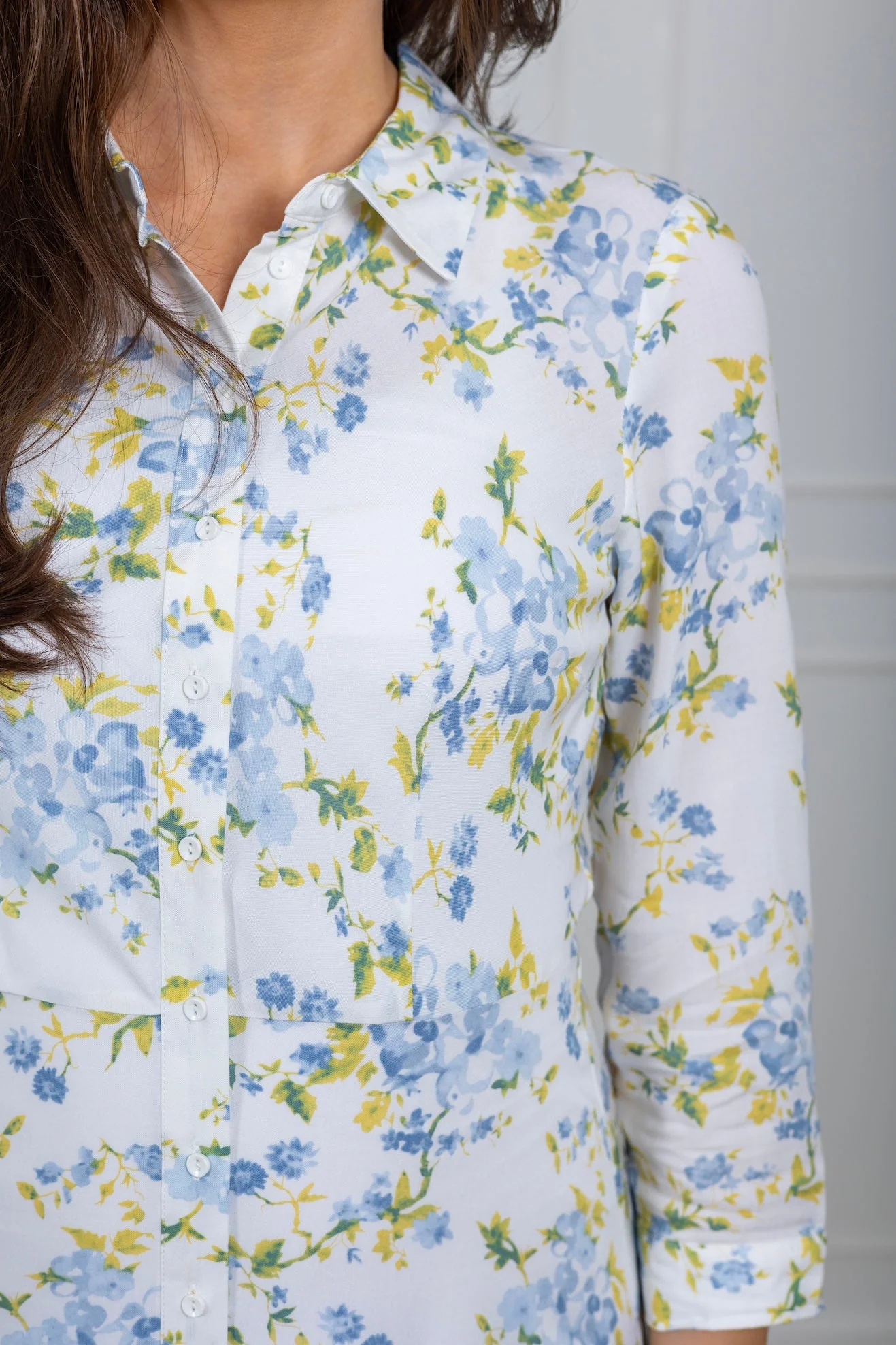 Yassavanna Long Shirt Dress Star White Sumelli - Image 6