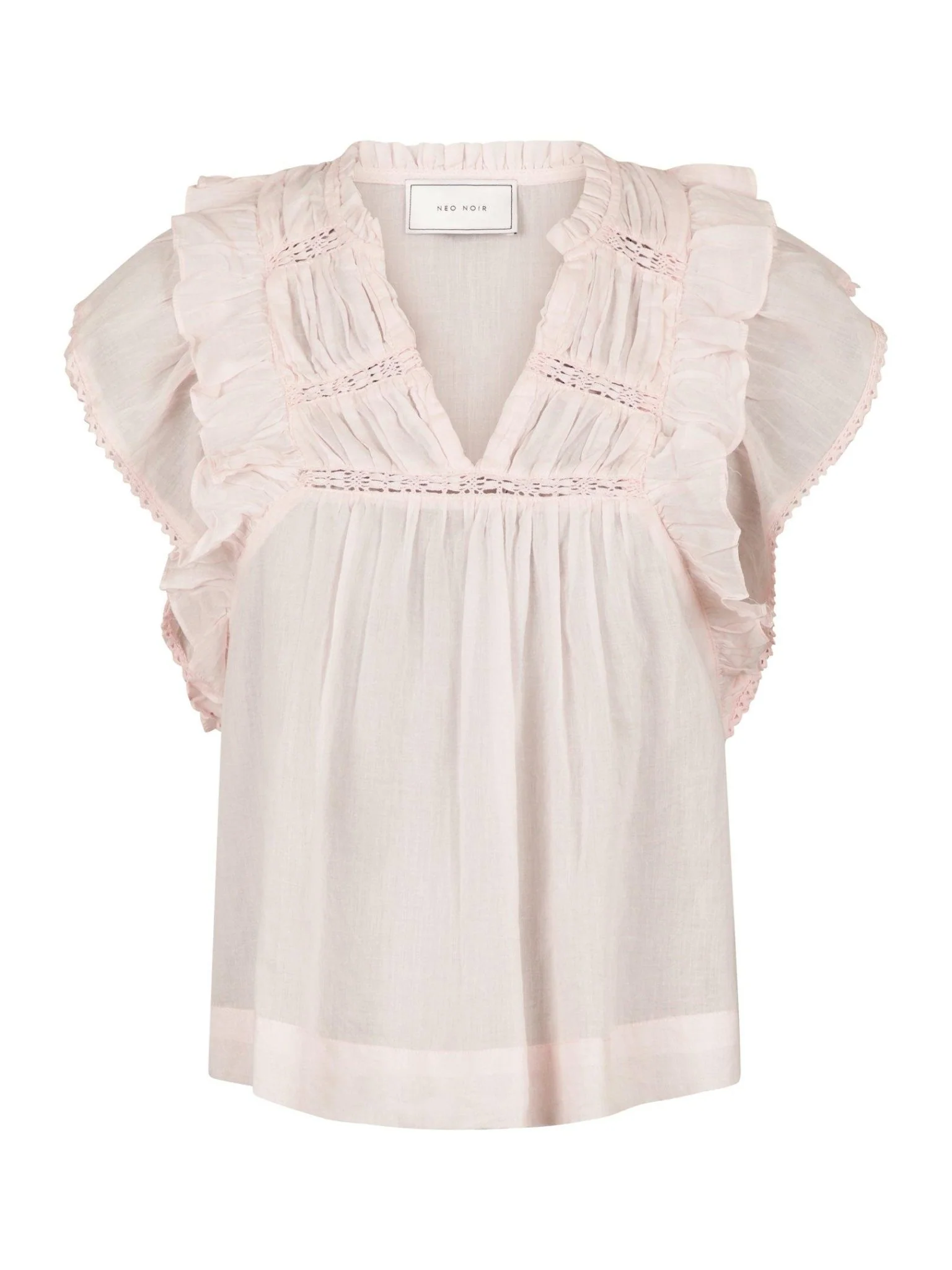 Jayla S Voile Top Light Pink - Image 2