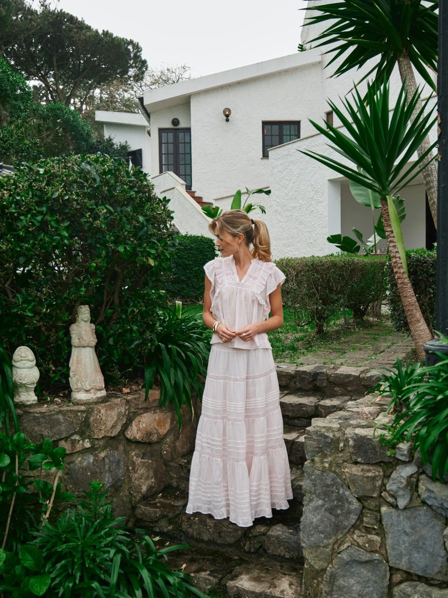 Jayla S Voile Top Light Pink - Image 3