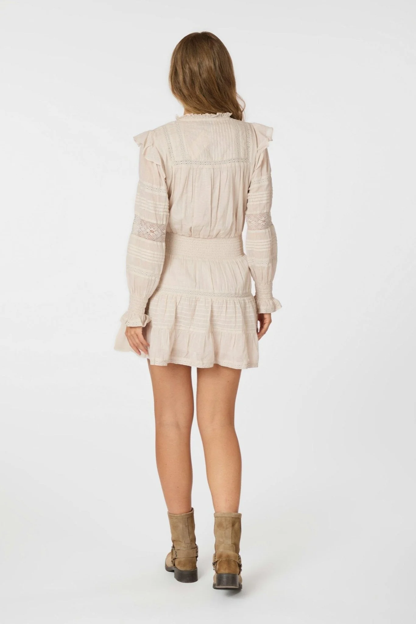 Aran S Voile Dress Ivory - Image 8