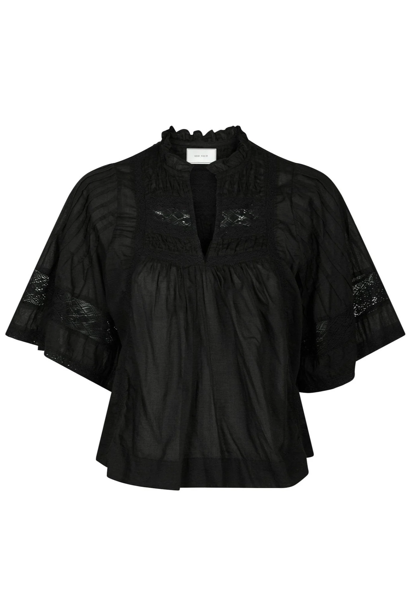 Siama S Voile Blouse Black - Image 2