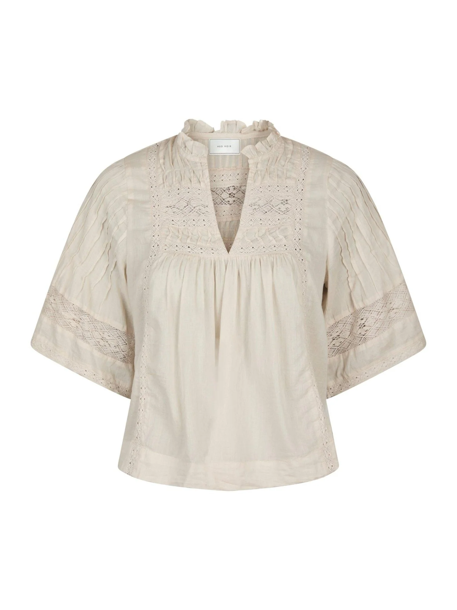 Siama S Voile Blouse Ivory - Image 2