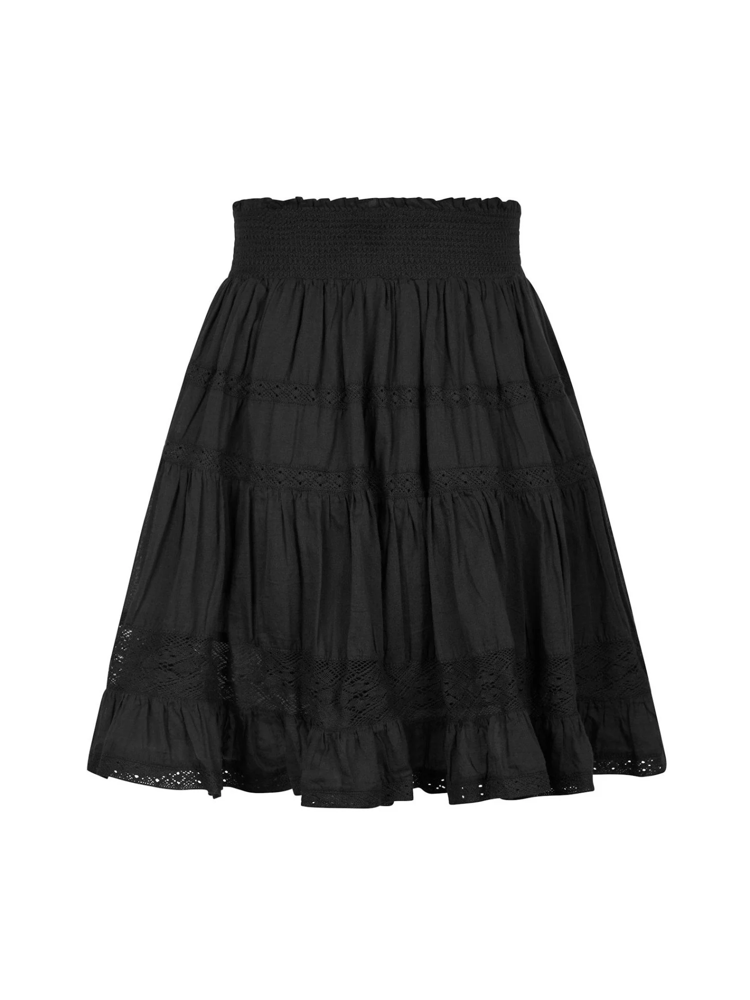Callia S Voile Skirt Black - Image 5