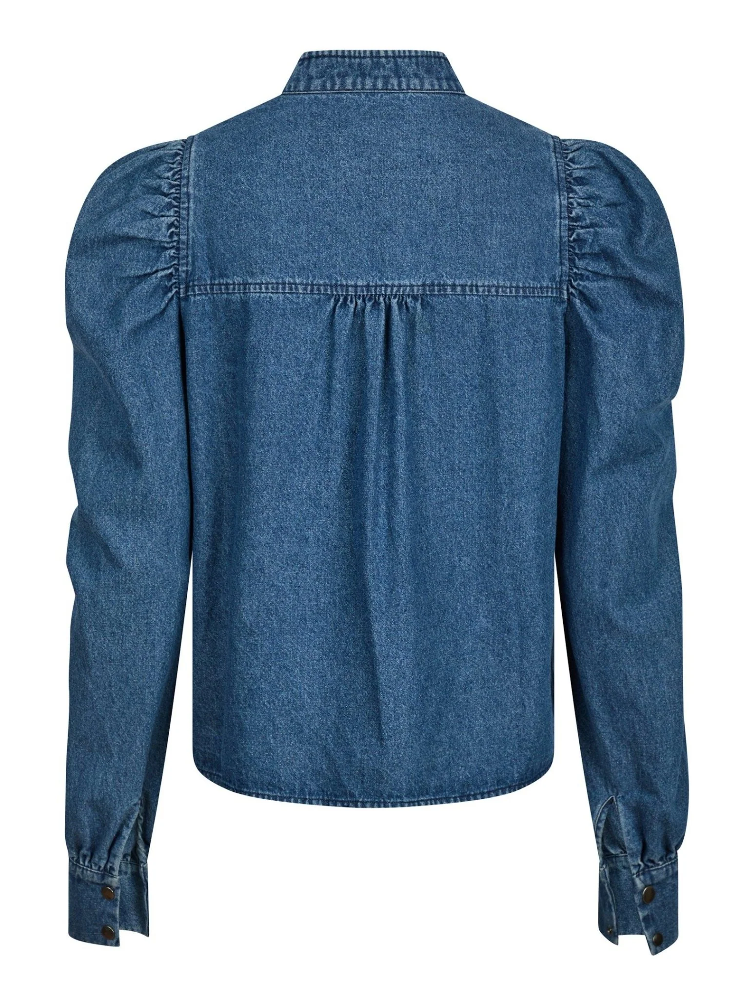 Rosslyn Denim Blouse Blue - Image 6