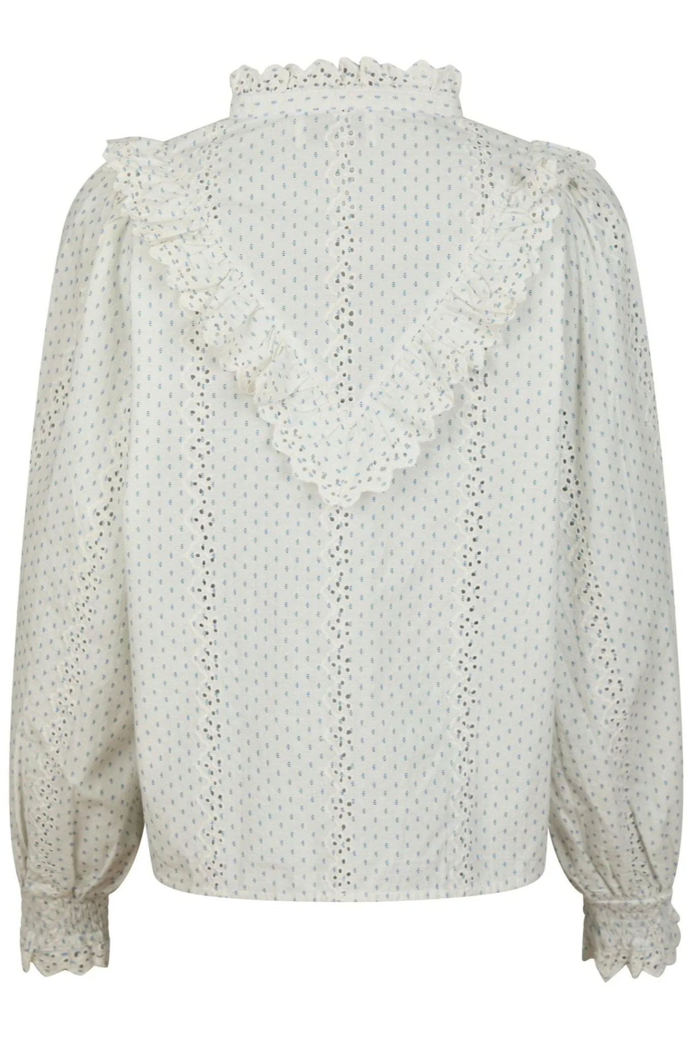 Degas Embroidery Blouse Off White - Image 7