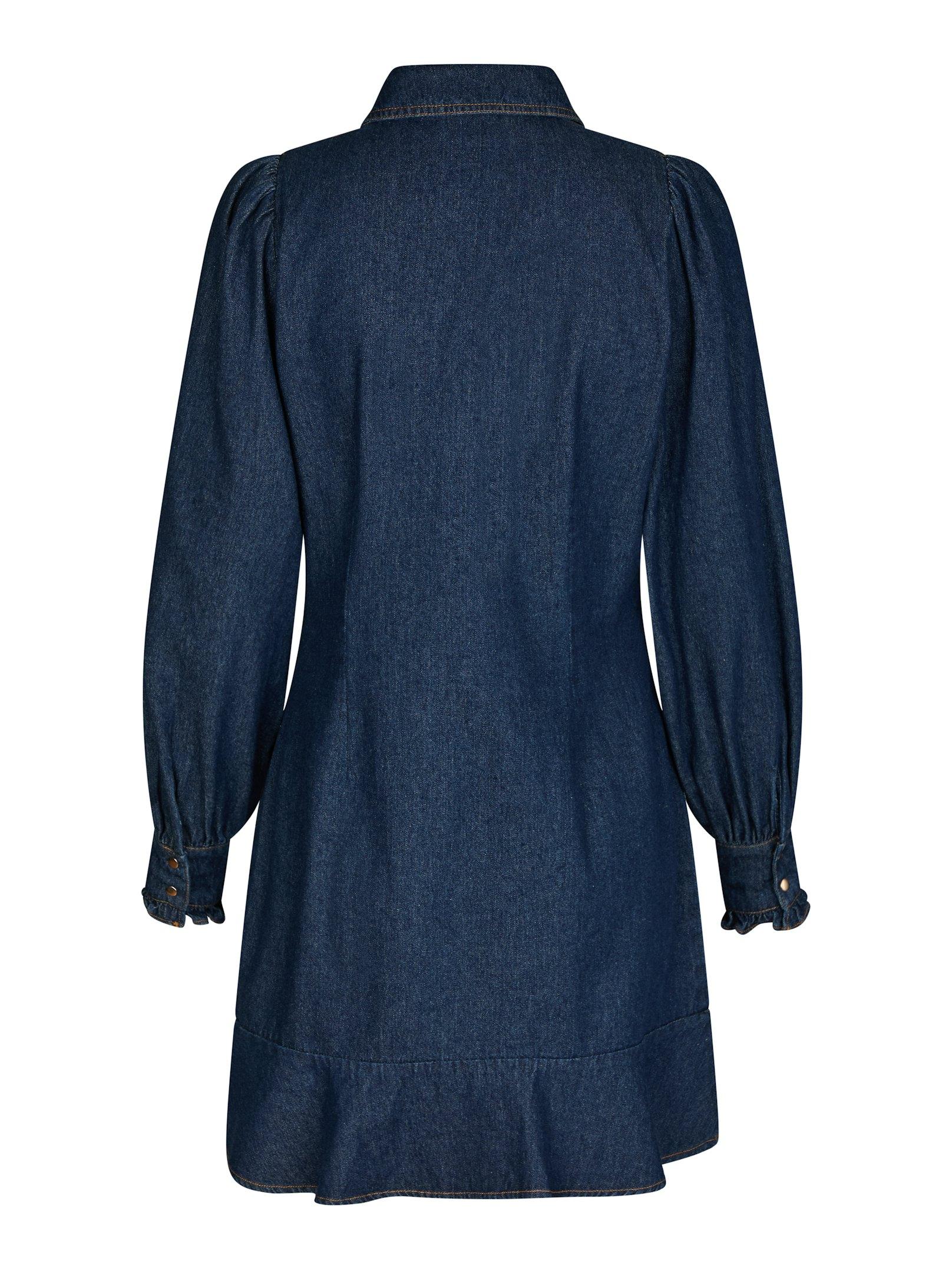 Nikko Denim Dress Blue - Image 7