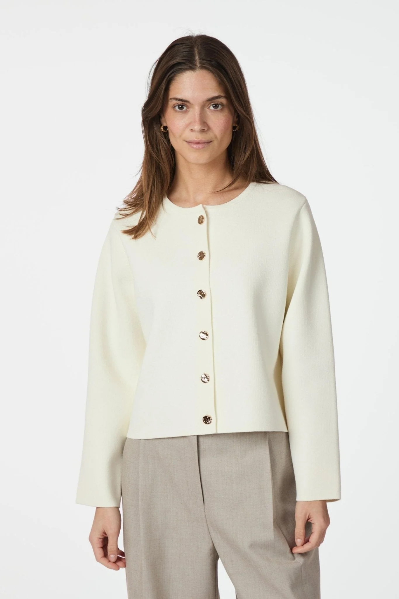Limi Smooth Knit Cardigan Off White - Image 5