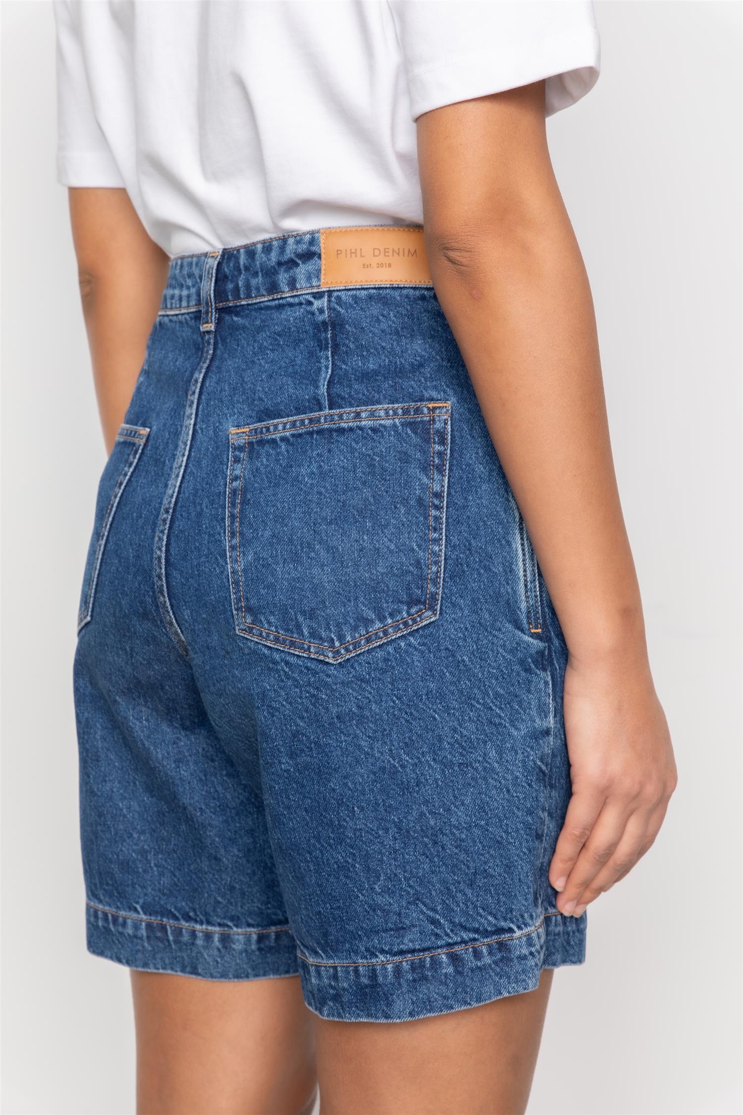 Jason Shorts Washed Dark Blue - Image 10