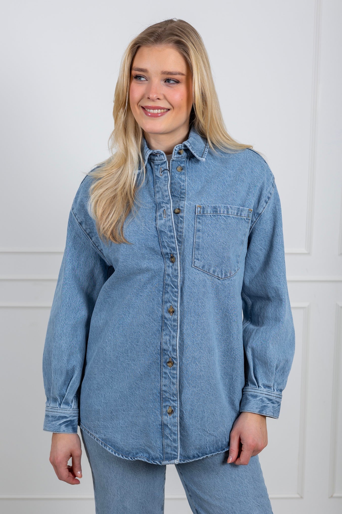 Alex Shirt Light Blue - Image 4