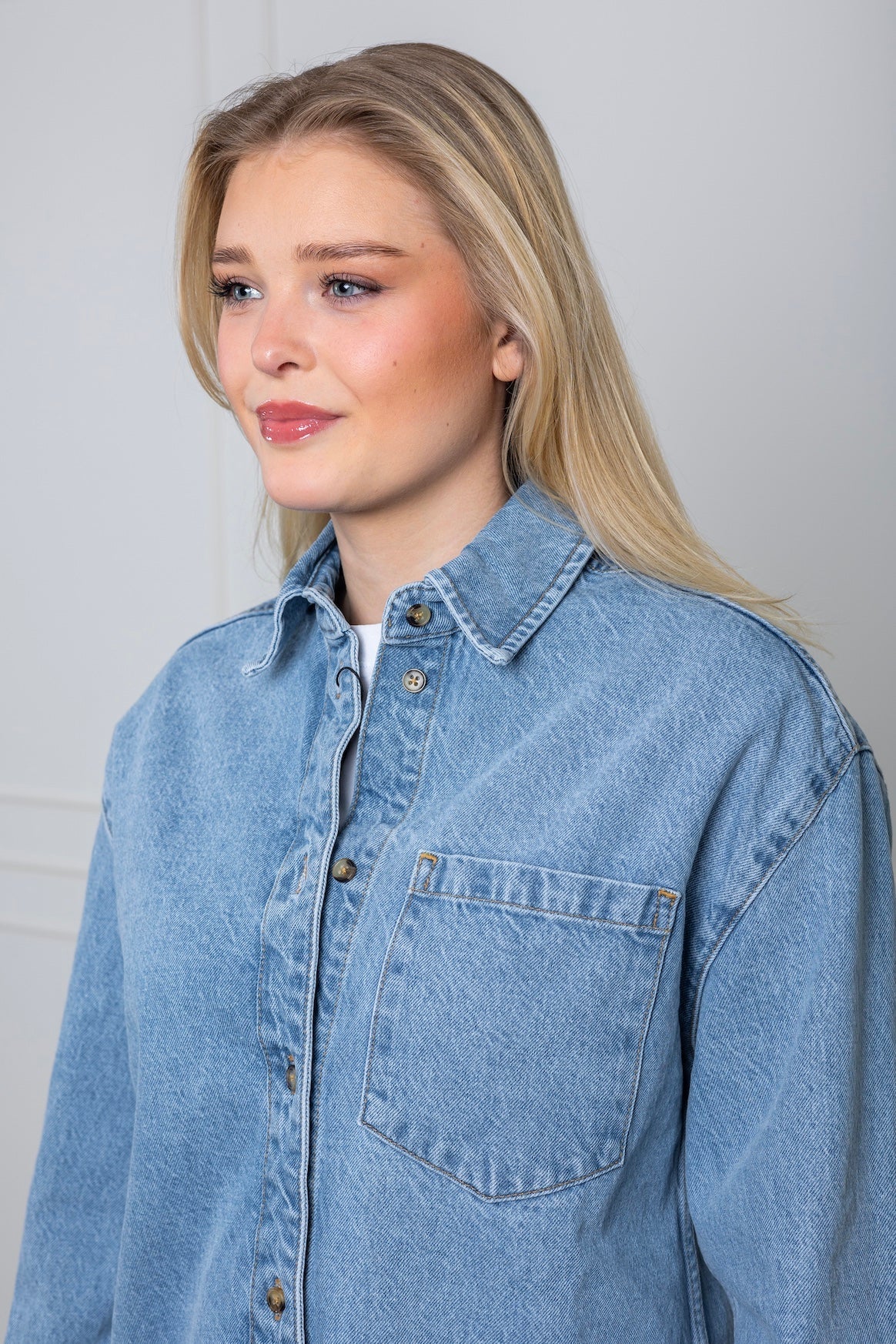 Alex Shirt Light Blue - Image 5