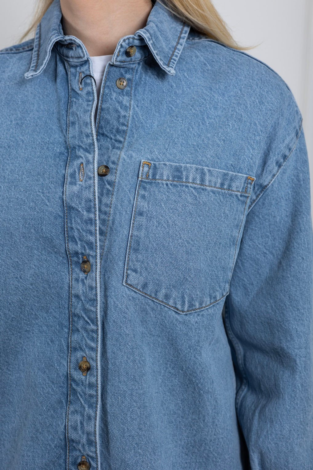 Alex Shirt Light Blue - Image 6