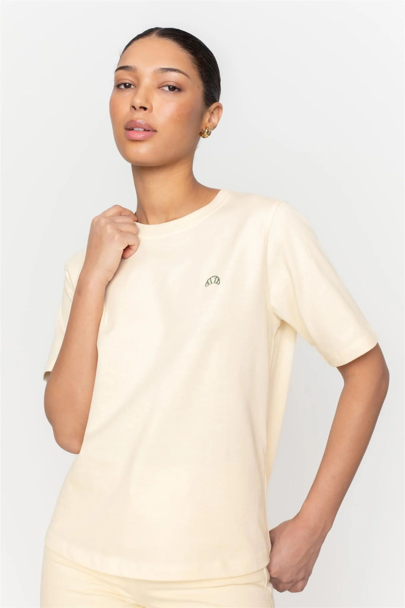 Ezra Tee Light Yellow - Image 2