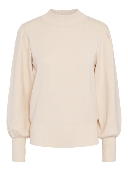 Fonny Ls Knit Pullover Birch