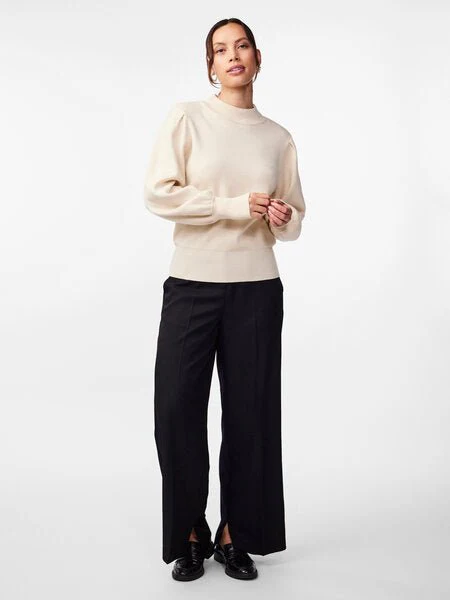 Fonny Ls Knit Pullover Birch - Image 3