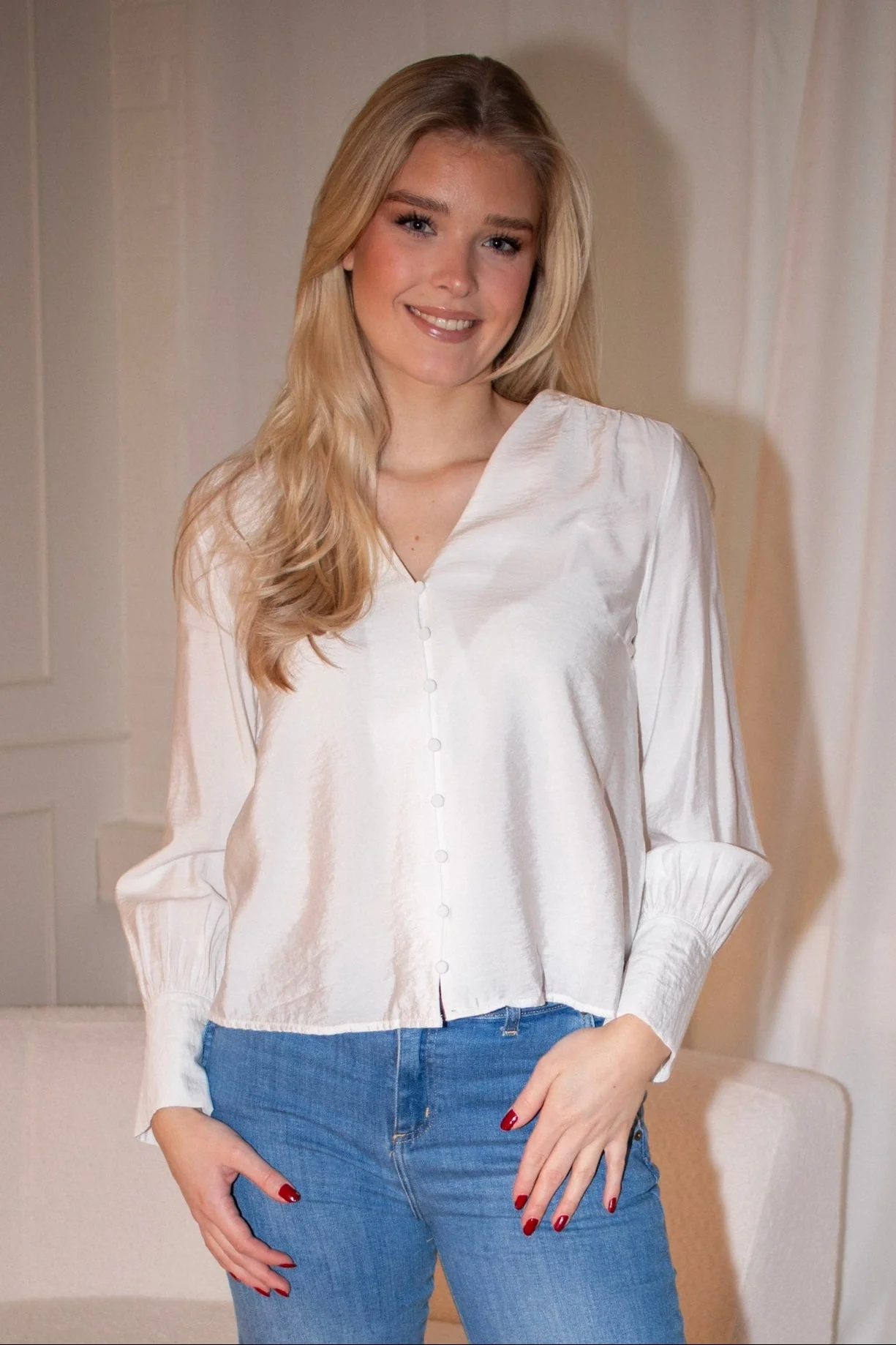 Yaspil Ls Shirt Star White - Image 2