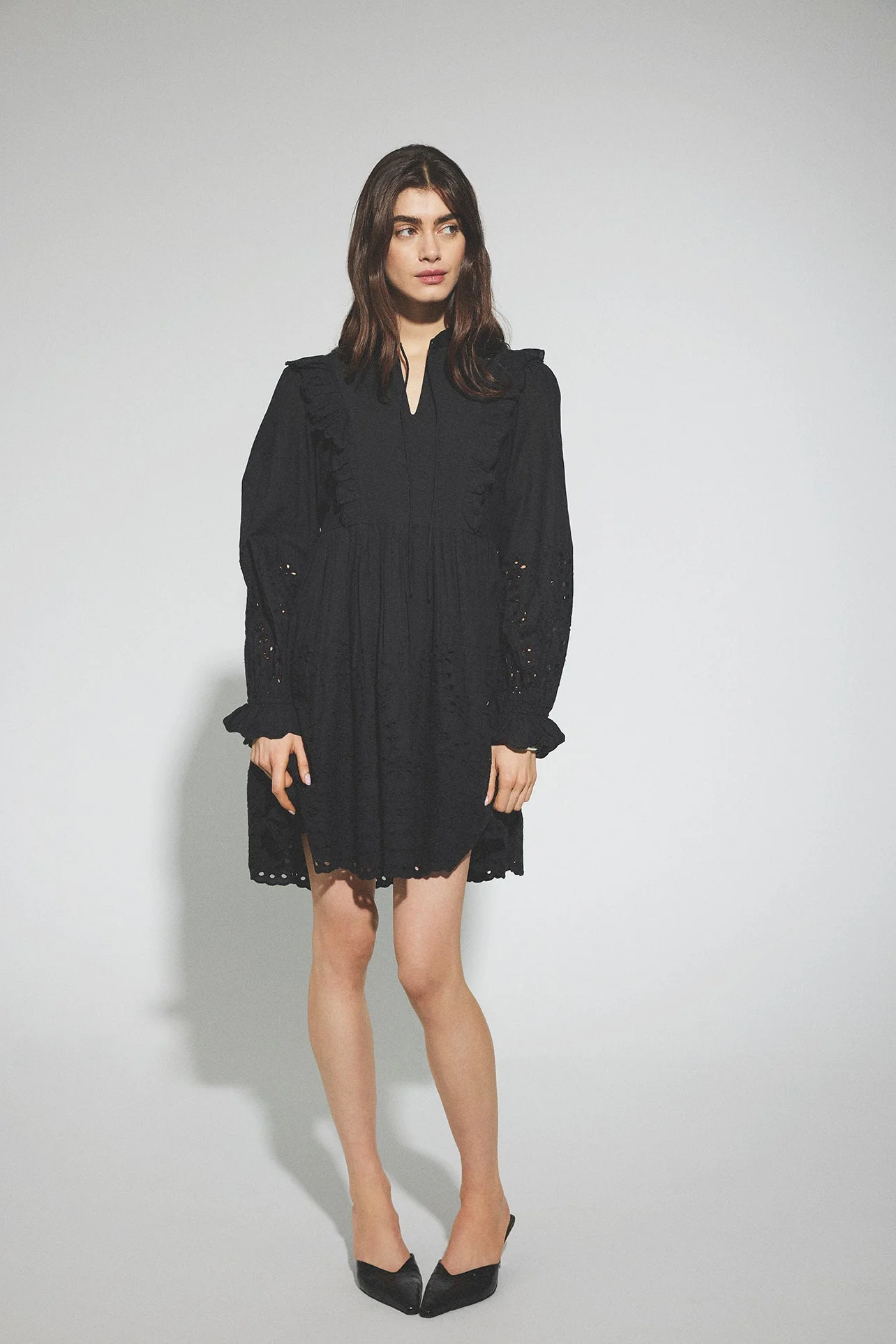 Yasluma Ls Dress Black - Image 10