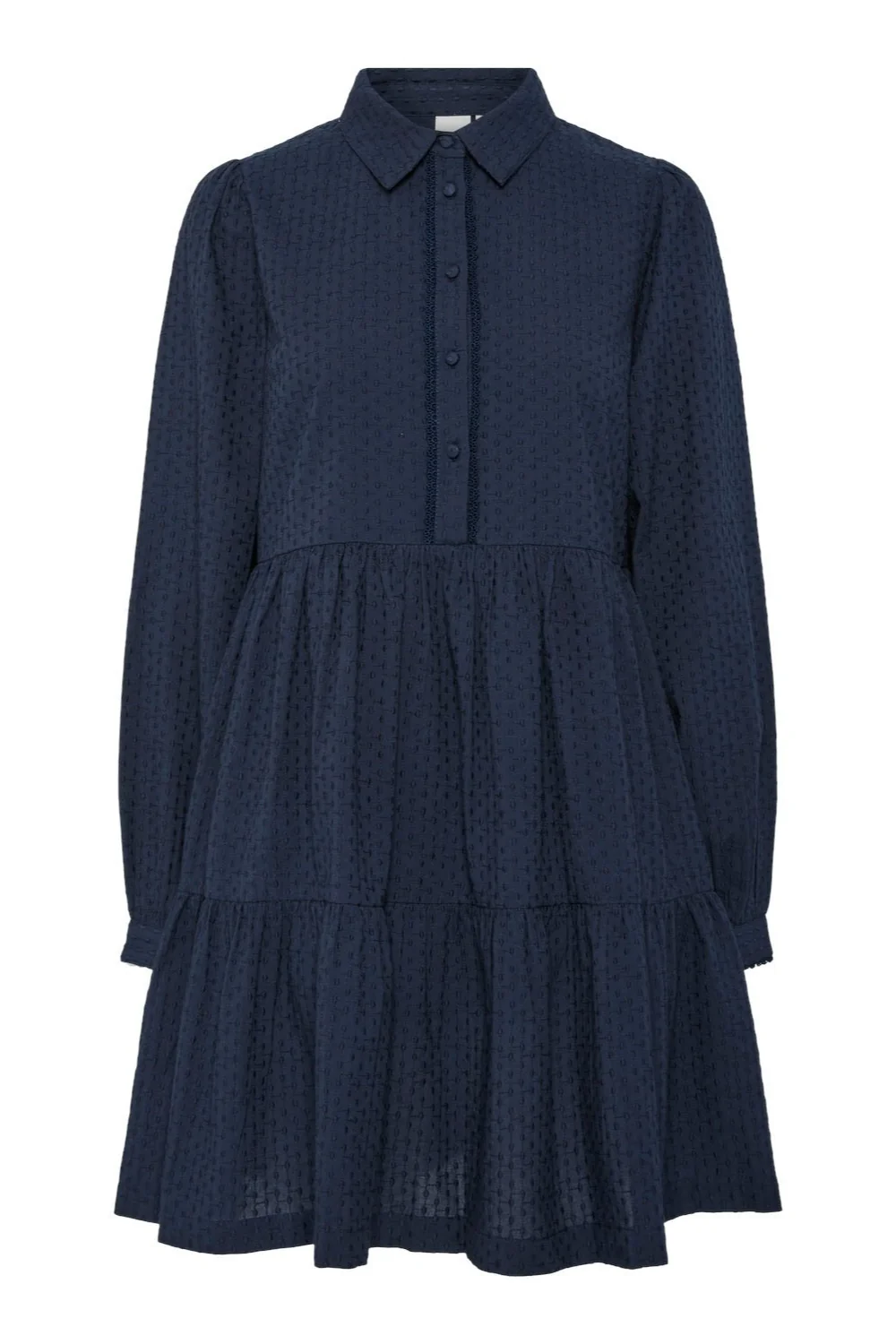 Tia Ls Dress Navy Blazer - Image 2
