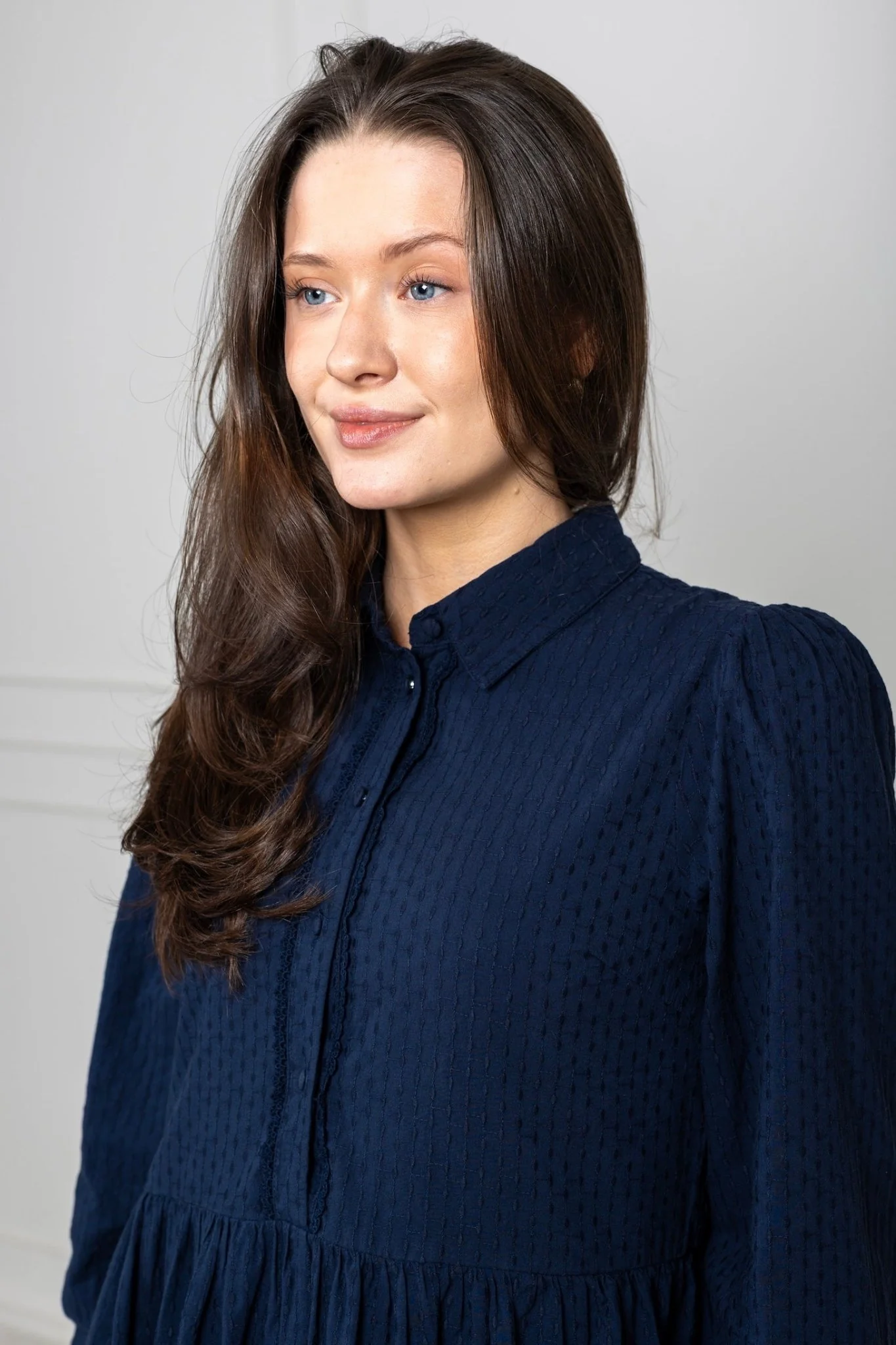 Tia Ls Dress Navy Blazer - Image 9