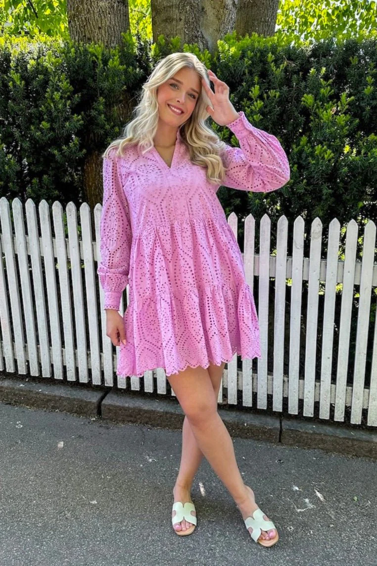 Yasholi Ls Dress Pastel Lavender - Image 3