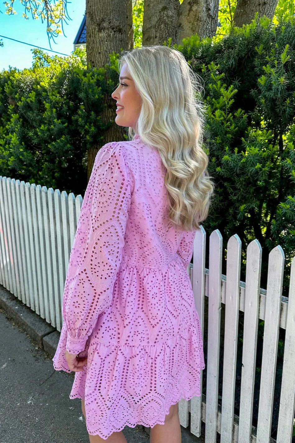 Yasholi Ls Dress Pastel Lavender - Image 4