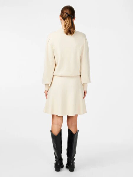 Fonny Hw Knit Skirt Birch - Image 4