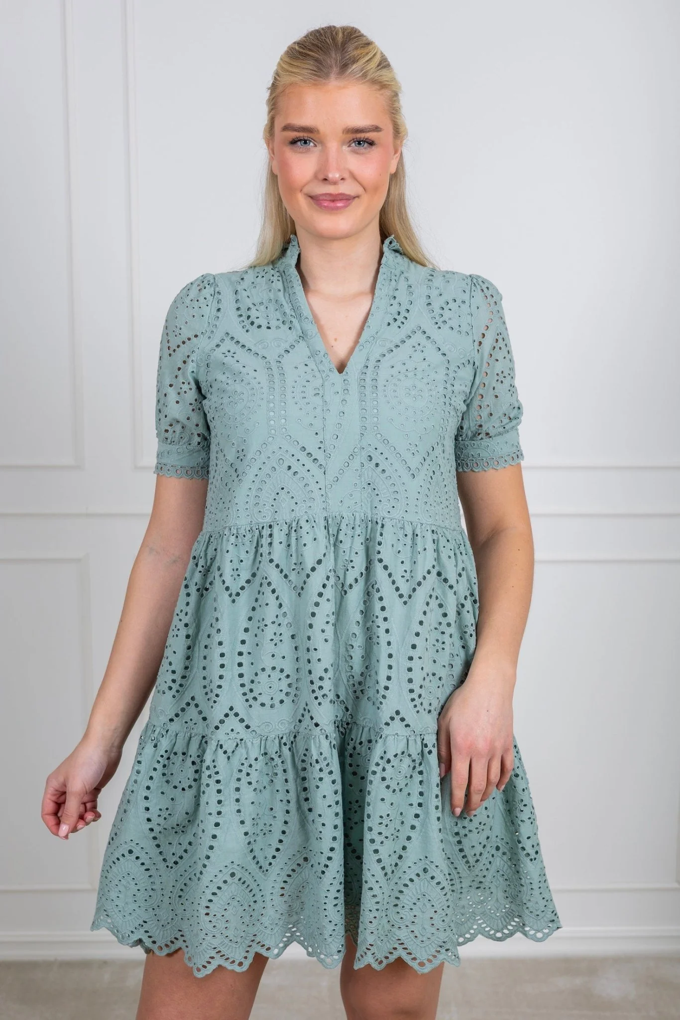 Yasholi Ss Dress Iceberg Green